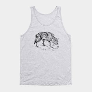 Wolf on the prowl! Tank Top